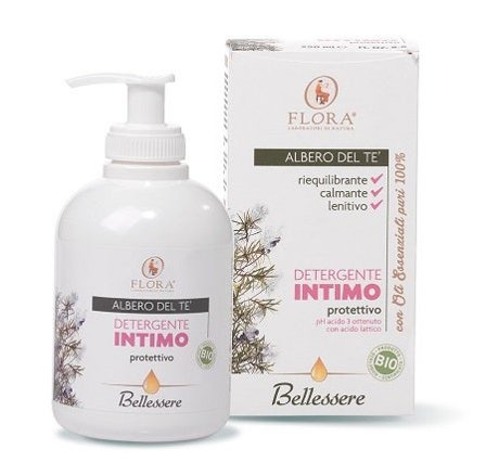 Flora Detergente Intimo Albero De Tè 250ml