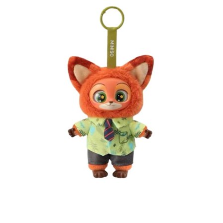 Plysdukke Nøglering Zootopia blødt legetøj Kanin Judy Fox Nick Blind Box A6