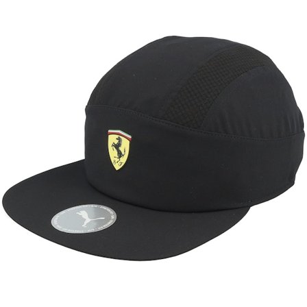 Formula One - Motor Noir fitted Casquette - Ferrari Running Cap Black Fitted @ Hatstore