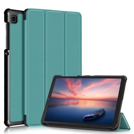 Samsung Galaxy Tab A7 Lite tri-fold læder flip cover - Grøn