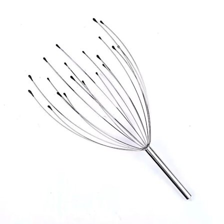 Päähieronta, päänahan hieronta 20 haaralla hierontalaitteella, rentouttava Str