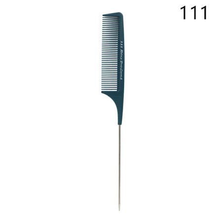 12 Style Grøn Antistatisk Frisørkamme Filtret Glat Hårbørster Piger Hestehale Kam Pro Salon Hårstyling Værktøjer