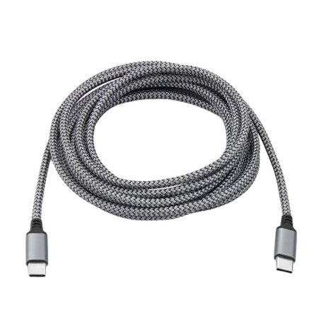 USB C till typ C Extended Link-kabel PD60W Snabbladdningsladdarekabel Dataöverföringssladd 480 Mbps för Phone Tablet Laptop