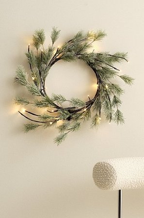 Jotex - OPHELIA krans LED Grön - Köp Dekorativ belysning hos Jotex