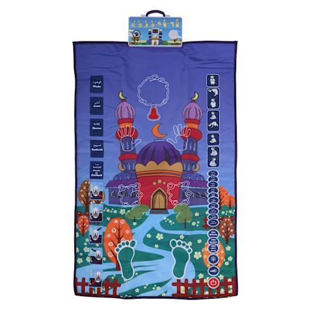 Muslimsk Teppe Smart Elektronisk Bønneteppe Nybegynner Islamsk Bønneundervisning