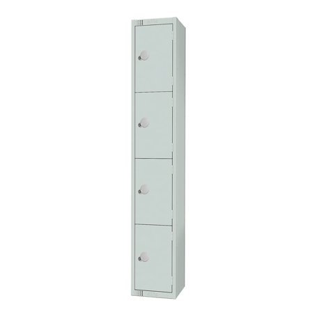 Elite locker, 4 door, 1800x300x450 mm, grey