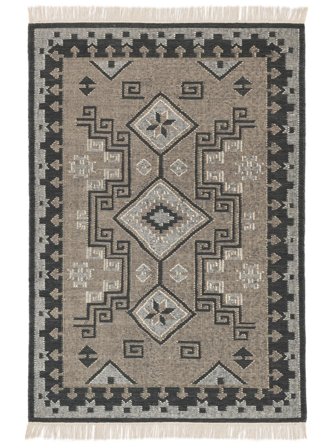 Wayan 160X230 Grau/Kohlengrau Teppich