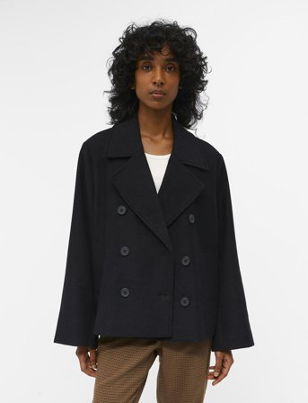 Object Objkeily Short Jacket Noos - Black - 36