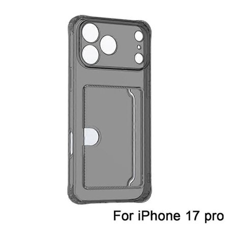 Kompatibelt med iPhone 17 17 Pro 17Air 17 Pro Max Stöttåligt Skyddsfodral Svart