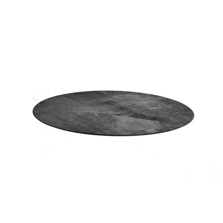Round rug ROBIN, Ø 3500 mm, dark grey