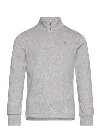 Ralph Lauren Kids | Cotton Interlock Quarter-Zip Pullover | 109-116