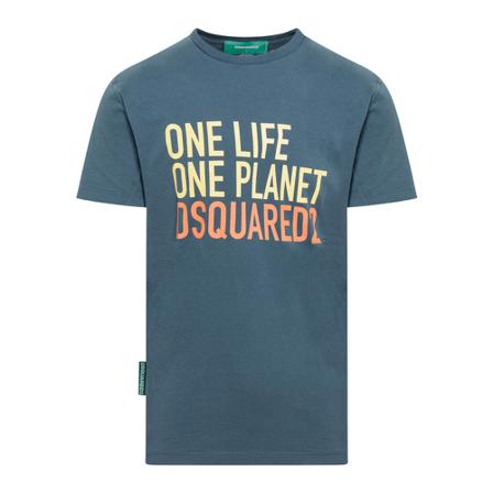 Dsquared2 T-Shirts Blå, Herre