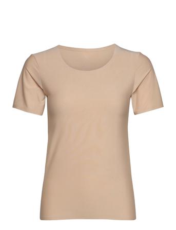 Jbs Of Dk T-Shirt Rec Polyeste T-shirt Top Beige JBS Of Denmark