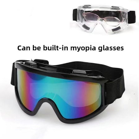 Skibriller der kan bæres, motorcykel vindtætte briller, udendørs bjergbestigning farverige sports ridebriller