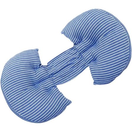 Svangerskapspute for sidesover, dobbel kilepute for gravide,