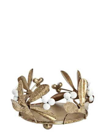 Missia Lysestage Home Decoration Candlesticks & Tealight Holders Gold Lene Bjerre