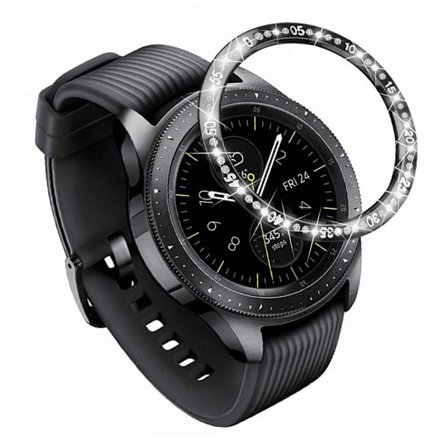 Samsung Galaxy Watch (42mm) / Gear S2 strassring - Svart