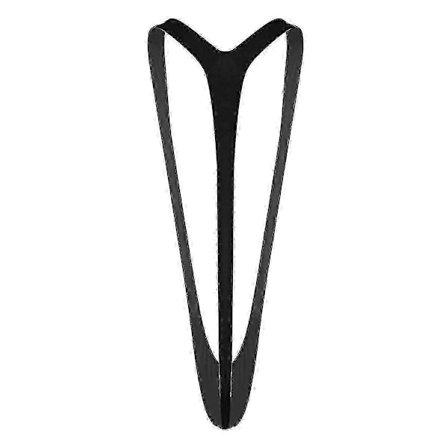 Lysende Fluoro Sexy Menn Mankini Tanga Stretch Åpen Dyp V-Hals Borat Menn Strand Badetøy Badebukse Hot Menn Undertøy (PrettyJ) well