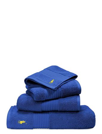 Player Bath Towel Home Textiles Bathroom Textiles Towels & Bath Towels Blå Ralph Lauren Home