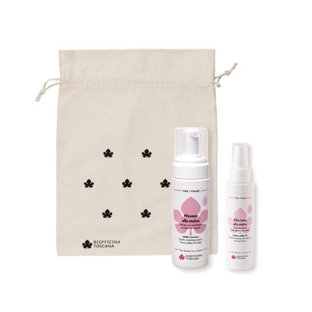 Biofficina Toscana Lenitiva Kit Doppia Detersione - Cofanetto Detergente