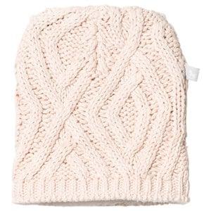 The Little Tailor Pink Cable Knit Beanie 6-12 months - Headwear - 6-12 months - Pink