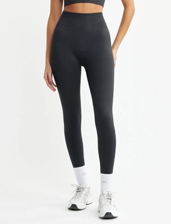 Drop of Mindfulness Signature Seamless Tights - Grey - XL