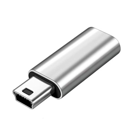 Usb C - Mini Usb -sovitin, tyyppi C naaras - Mini Usb uros -muunninliitin [DB]