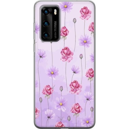 Yhteensopiva Puhelinkuori Huawei P40 Petal Reverie Lilac Mist