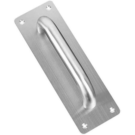 Liukuoven kahva, ulko-oven kahva Paino-oven kahva Taustalevy Ruostumattomasta teräksestä valmistettu kahva taustalevyllä, Paino-oven kahva