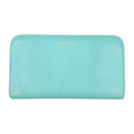 Tiffany & Co. Pre-owned, Pre-owned Wallets Blauw, Dames, Maat:ONE Size