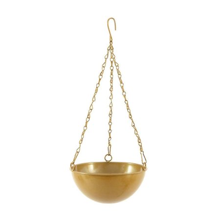 Jikaix Sukkulente Hængende Plantepotte Kreativ Robust Jern Aftagelig Kæde Blomst Hængende Potte Til Have