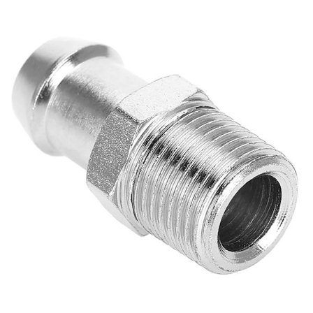 1/2 tum NPT 5/8 tum Barb Krom Metall Koppling Värmarslang för Chevy