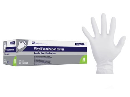 Klinion Hanske vinyl kort, Medium, 100 stk.