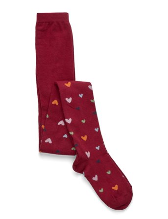 Melton Wild Hearts Tights - Red - 80/86