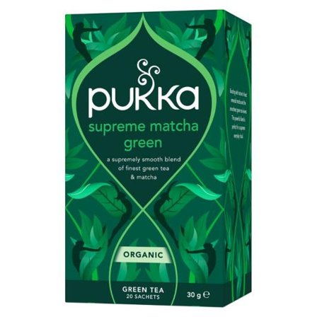 PUKKA Te Örtte Supreme Matcha Green 20/fp - Lyreco - Kök och servering - Kaffe och te - Te