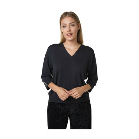 Peserico Long sleeve , Blauw , Dames , Maat: XL T-shirts