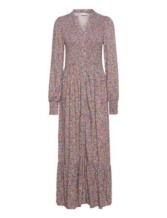 Nualma Ls Dress Maxiklänning Festklänning Multi/mönstrad Nümph
