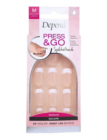 Depend Cosmetic P&G French Look Rosa Medium Sq - Nude - ONE SIZE
