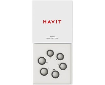 HAVIT-Ring Size Kit 7-12-Finn din ringstørrelse med Ring Size Kit 7–12-Personal training-Smarte ringer