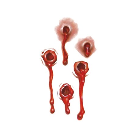 Halloween tatovering skudsår flydende enkel brug