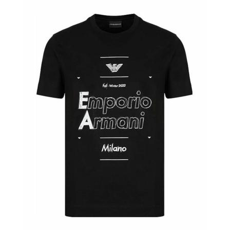 Emporio Armani T-Shirts Sort, Herre