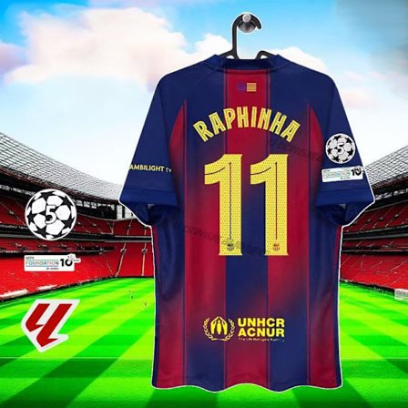 Kausi 2025-2026 FIFA Club World Cup -paita Barcelona FC:n kotipaita nro 11 RAPHINHA fanipaita