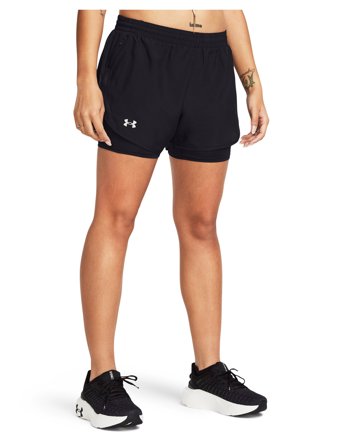 Under Armour Ua Fly By 2-In-1 Shorts - Black - XS