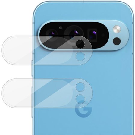 Imak 2 Pack Härdat Glas Kameraskydd Google Pixel 9 Pro Transpare
