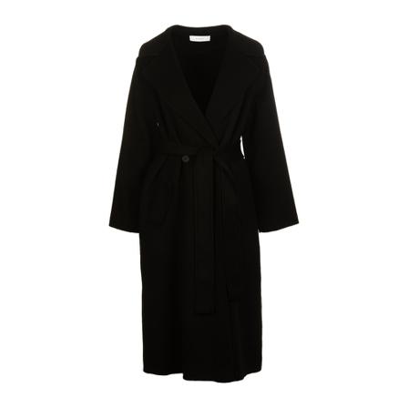 Kaos, Belted Coats Zwart, Dames, Maat:M