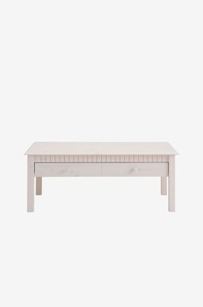 Loft24 - Sofabord Lisa 2 skuffer - Hvid - Sofaborde - Fra Homeroom