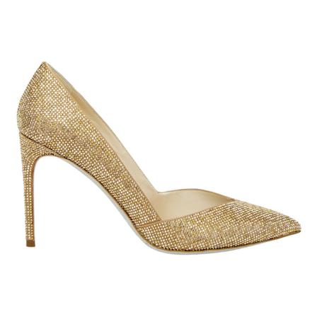 René Caovilla, Pumps Żółty, Kobieta, Rozmiar: 40 EU