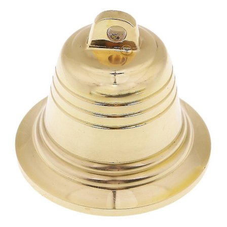 Vindklokkesmykke, Bell Bell Open Trumpet Antikk Messing Klokke Sjarmsmykke Klokke (farge: gull) (1 stk)