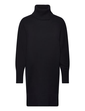 C_Fimalaya Dresses Knitted Dresses Svart BOSS*Betinget Tilbud