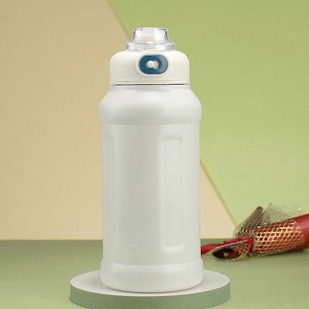 Black Friday Tilbud: Viflosae Isoleret Vandflaske med Sugerør, Stor Termisk Vakuumkop til Varme & Kolde Drikke, BPA-Fri, Lækagesikker Rustfri[YJD]